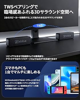 Amazon.co.jp: 【2025迫力重低音＆HIFI音質】 Bluetooth スピーカー